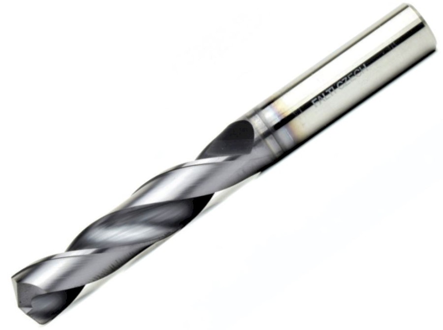 Tvrdokovový monolitní vrták Ø 4.0 mm. Pro hloubku vrtání 3xD. Délka celková 66 mm, délka činná 24 mm. Ø stopky 6 mm. Norma DIN6537, povlak AlTiN